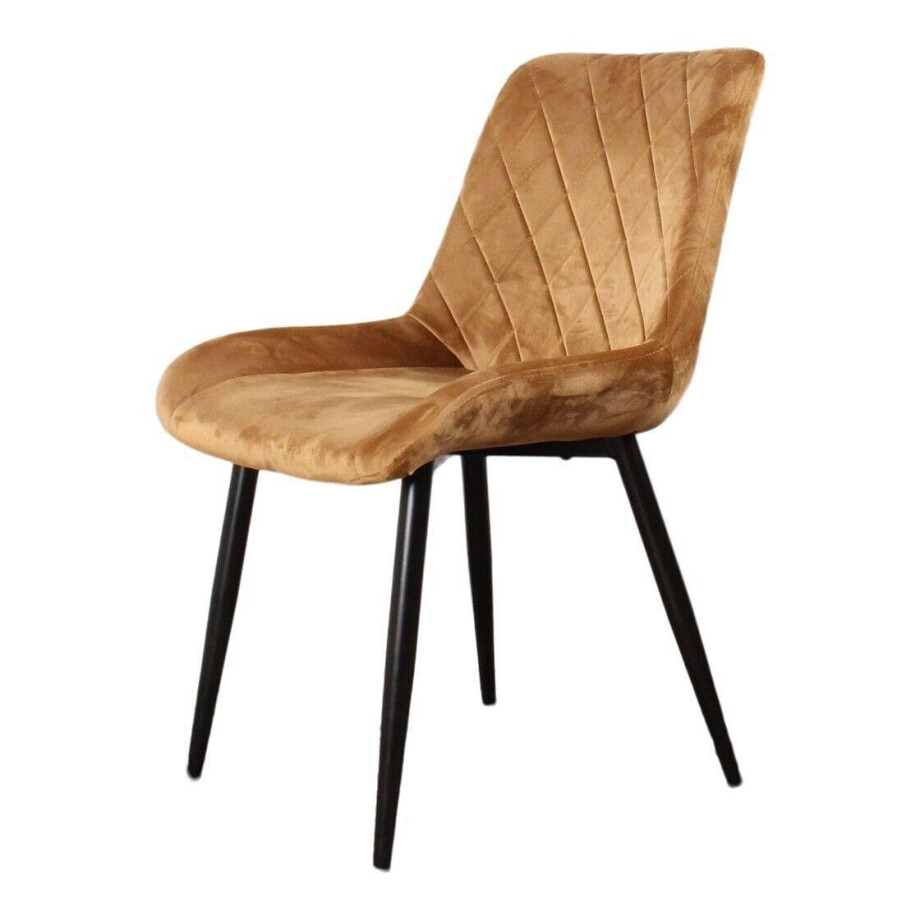 Eetkamerstoel Benito velvet | DS4U afbeelding 1