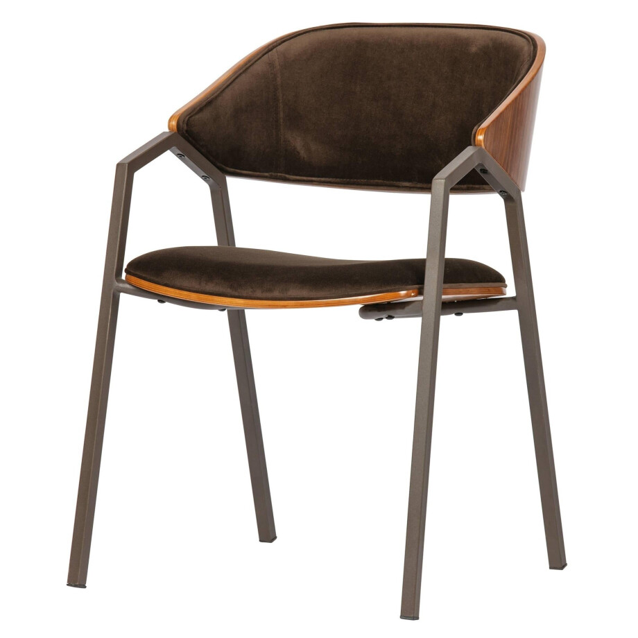 Eetkamerstoel Clan velvet | BePureHome afbeelding 1
