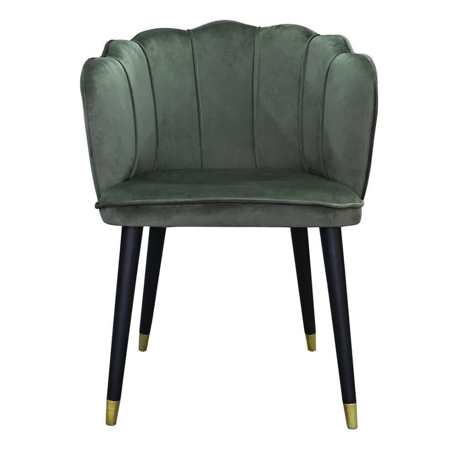 Eetkamerstoel Dunnavan velvet | Clayre & Eef afbeelding 1