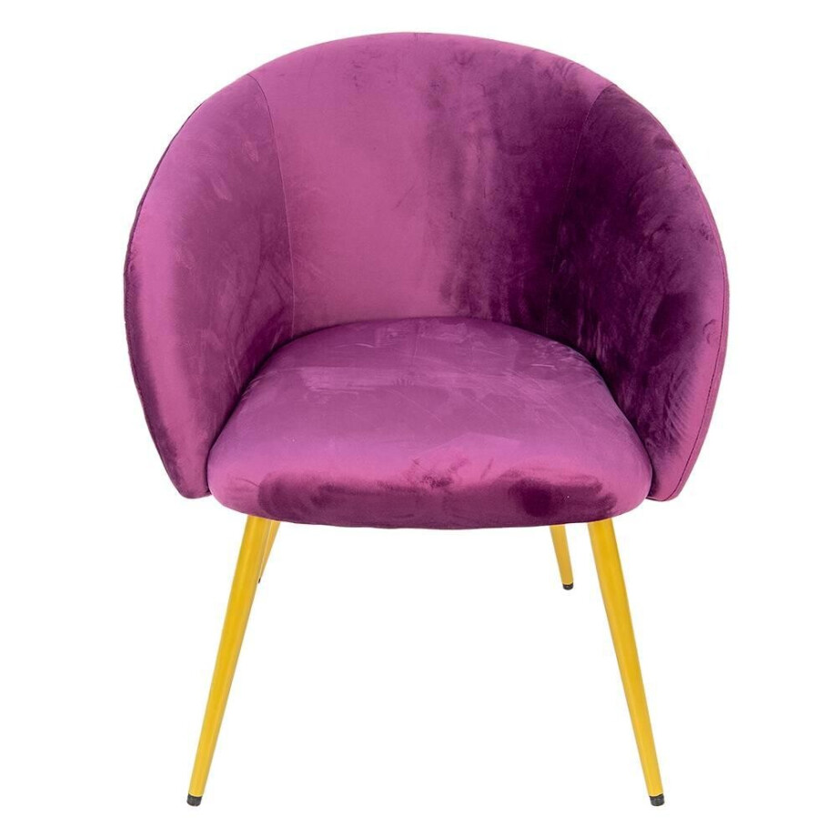 Eetkamerstoel Findley velvet | Clayre & Eef afbeelding 1