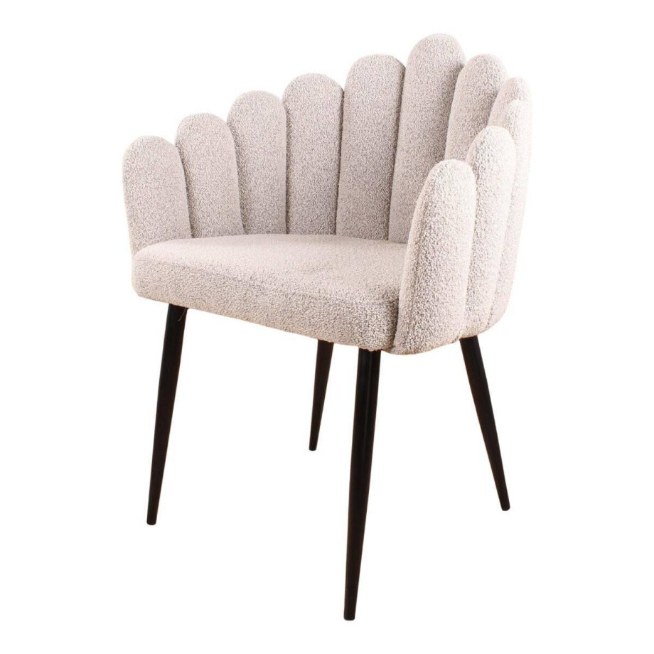 Eetkamerstoel Flower bouclé | DS4U Eetkamerstoel Flower bouclé | DS4U afbeelding 1