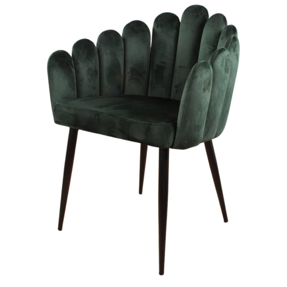 Eetkamerstoel Flower velvet | DS4U Eetkamerstoel Flower velvet | DS4U afbeelding 1