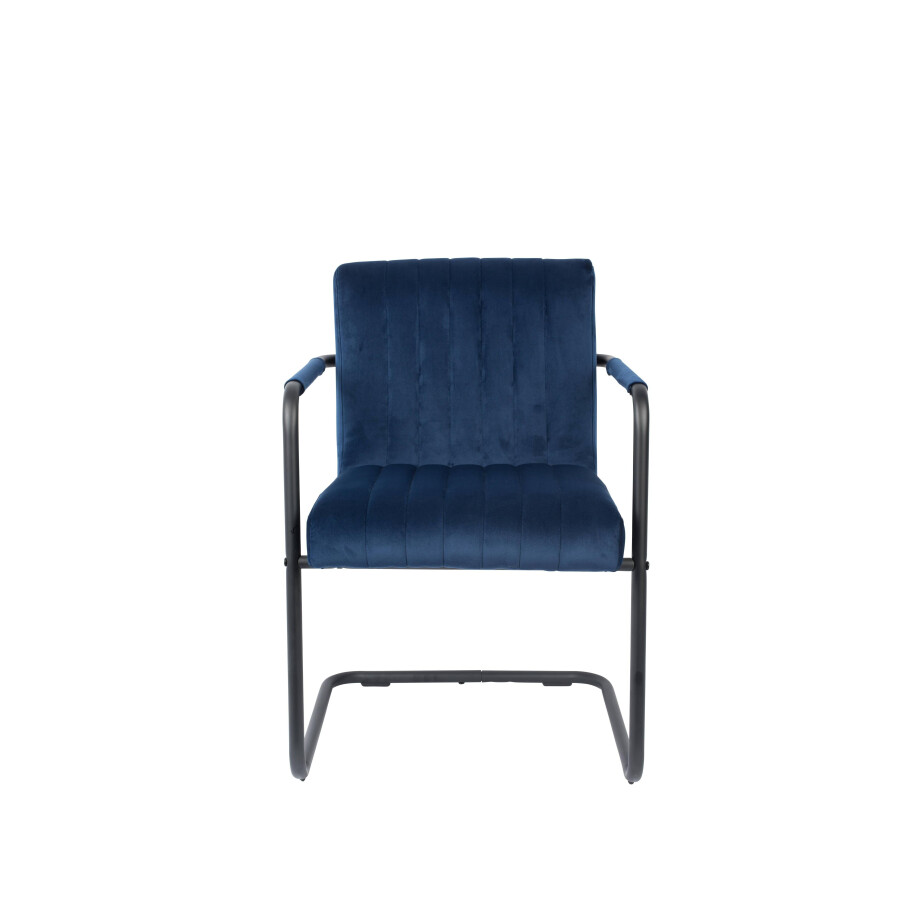 Eetkamerstoel Stitched velvet | Dutchbone afbeelding 1
