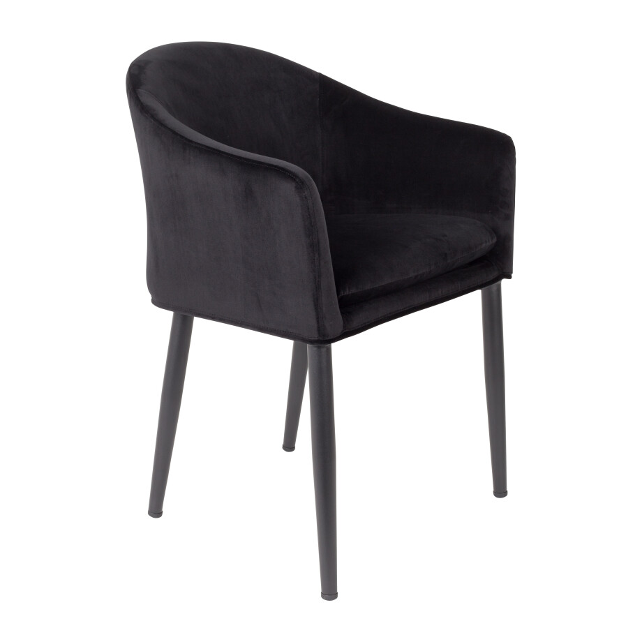 Eetkamerstoel 'Yuniesky', kleur Zwart Eetkamerstoel 'Yuniesky', kleur Zwart afbeelding 1