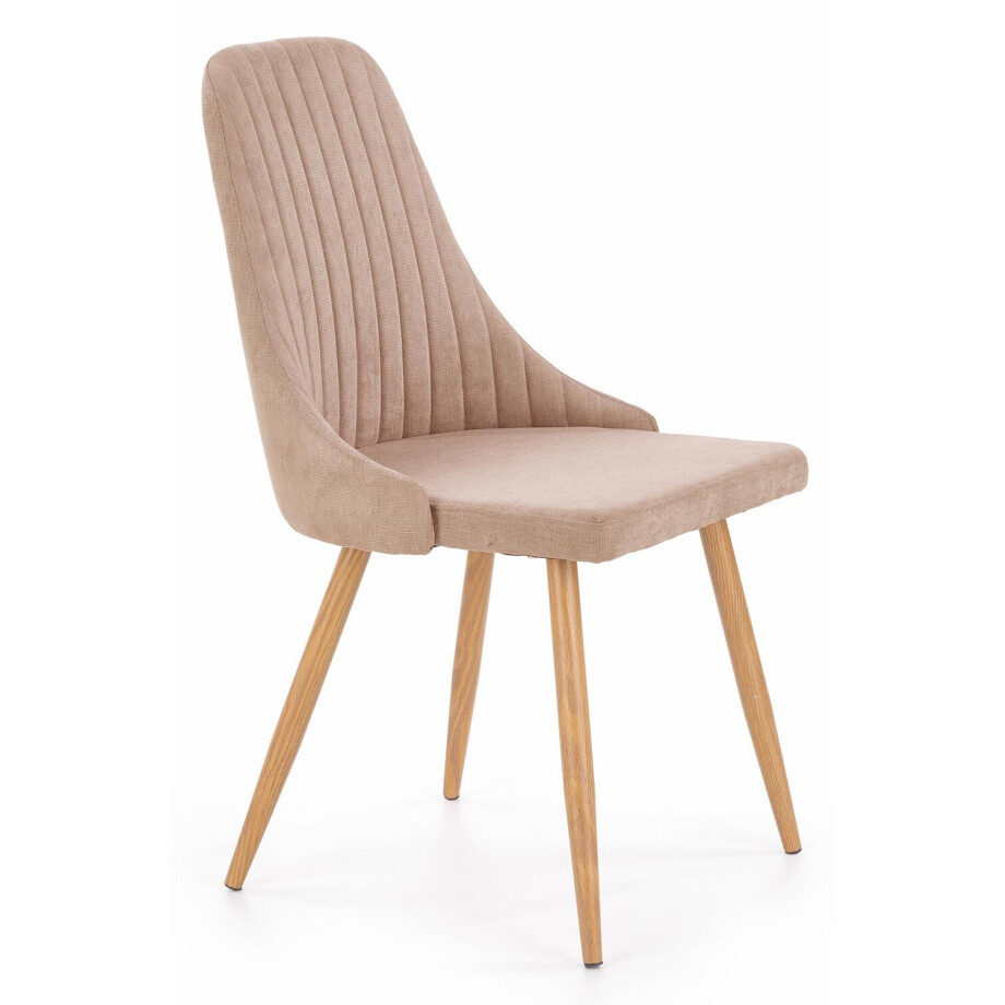 Eetkamerstoel Bobbi in beige Eetkamerstoel Bobbi in beige afbeelding 1