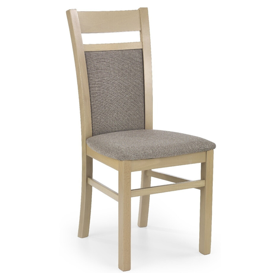 Eetkamerstoel Gerard 2 sonoma eiken en beige afbeelding 1