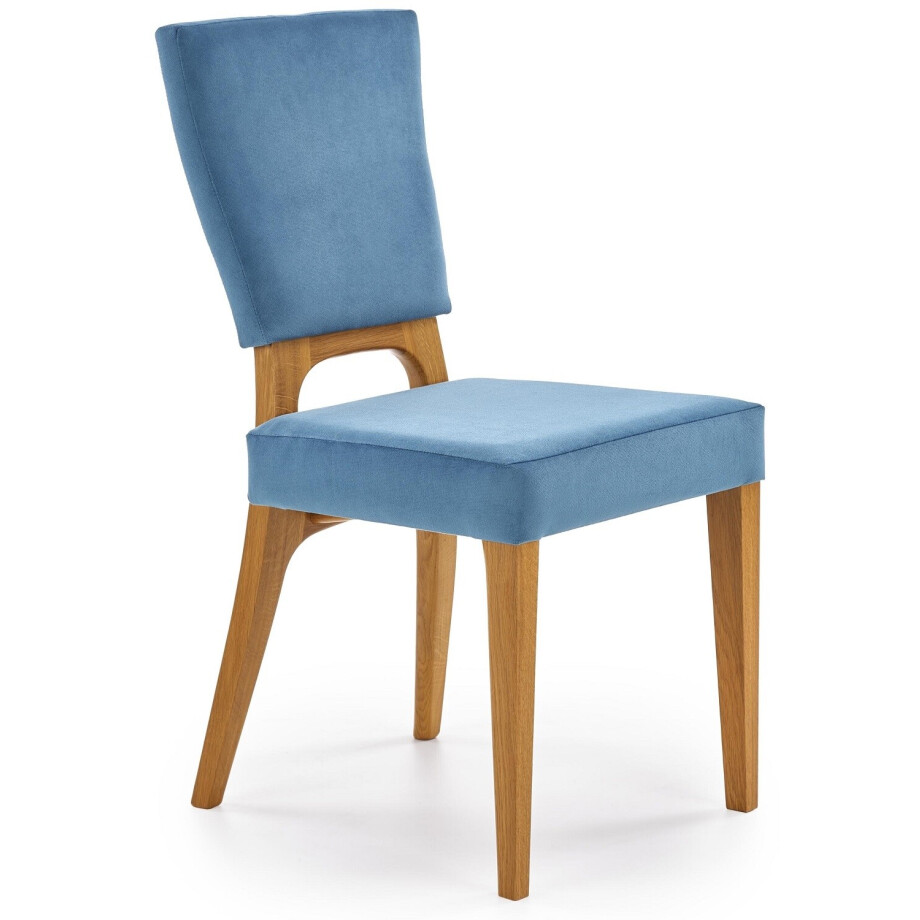 Eetkamerstoel Wenanty in marineblauw Eetkamerstoel Wenanty in marineblauw afbeelding 1
