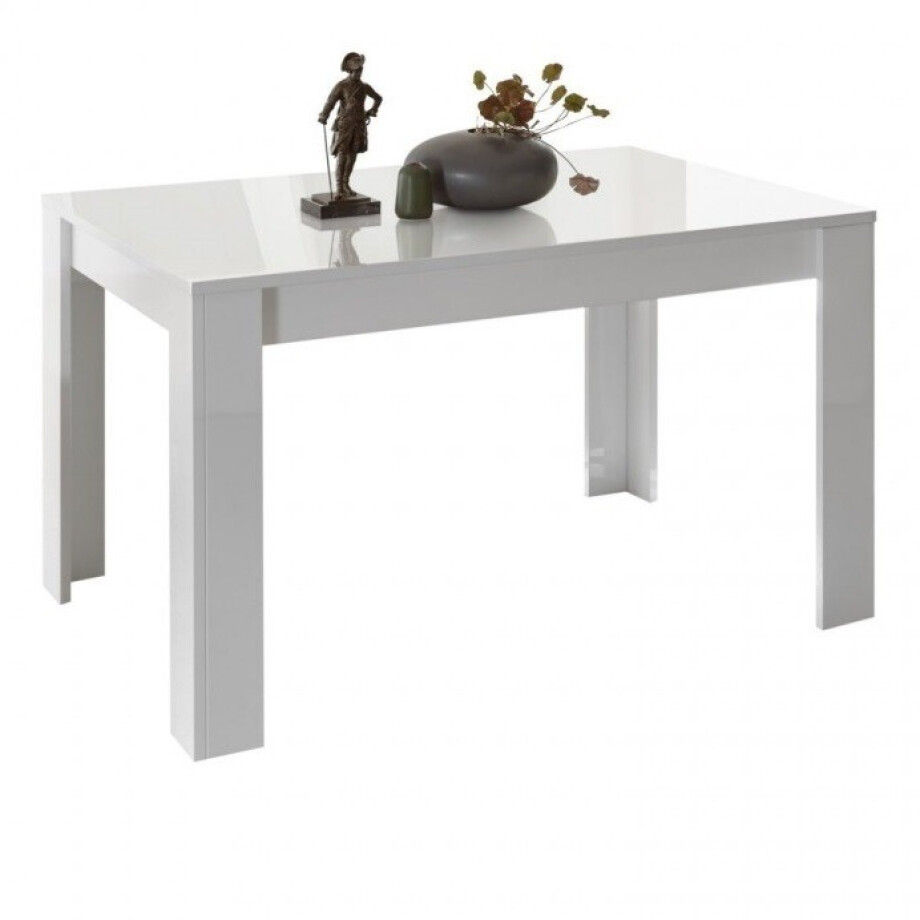 Eettafel Dama 90x180 hoogglans wit afbeelding 1