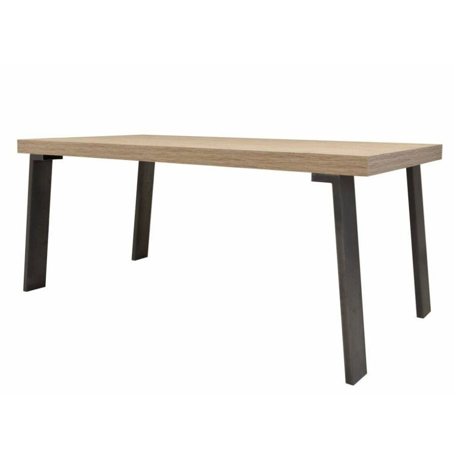 Eettafel Palma 165 cm breed in sherwood oak afbeelding 1
