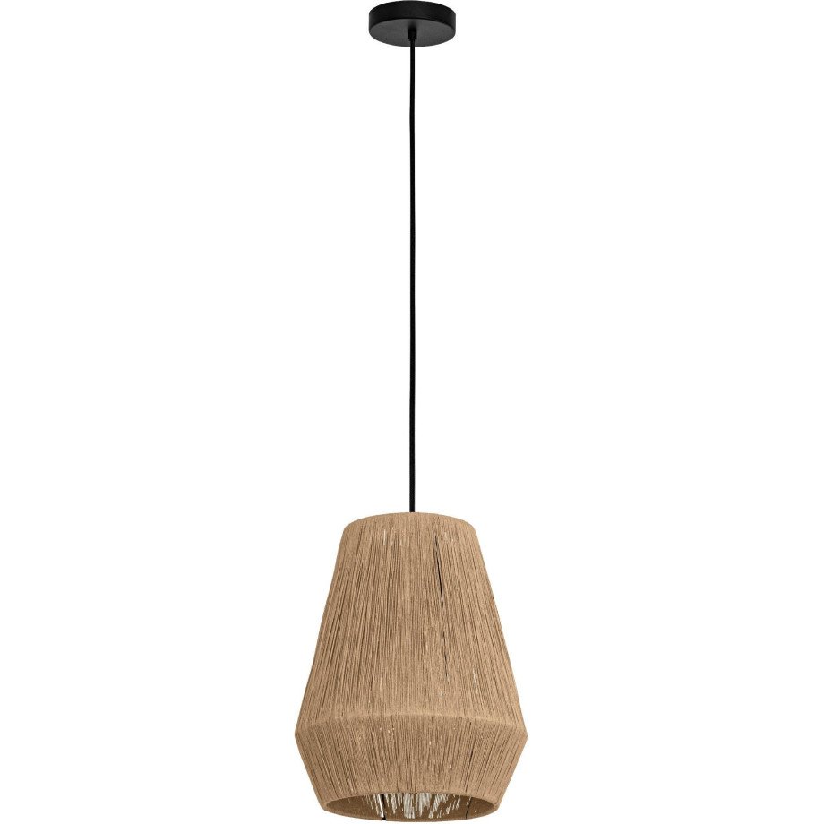 EGLO Hanglamp ALDERNEY Hanglamp in zwart van staal - excl. E27 - 40W (1 stuk) afbeelding 1