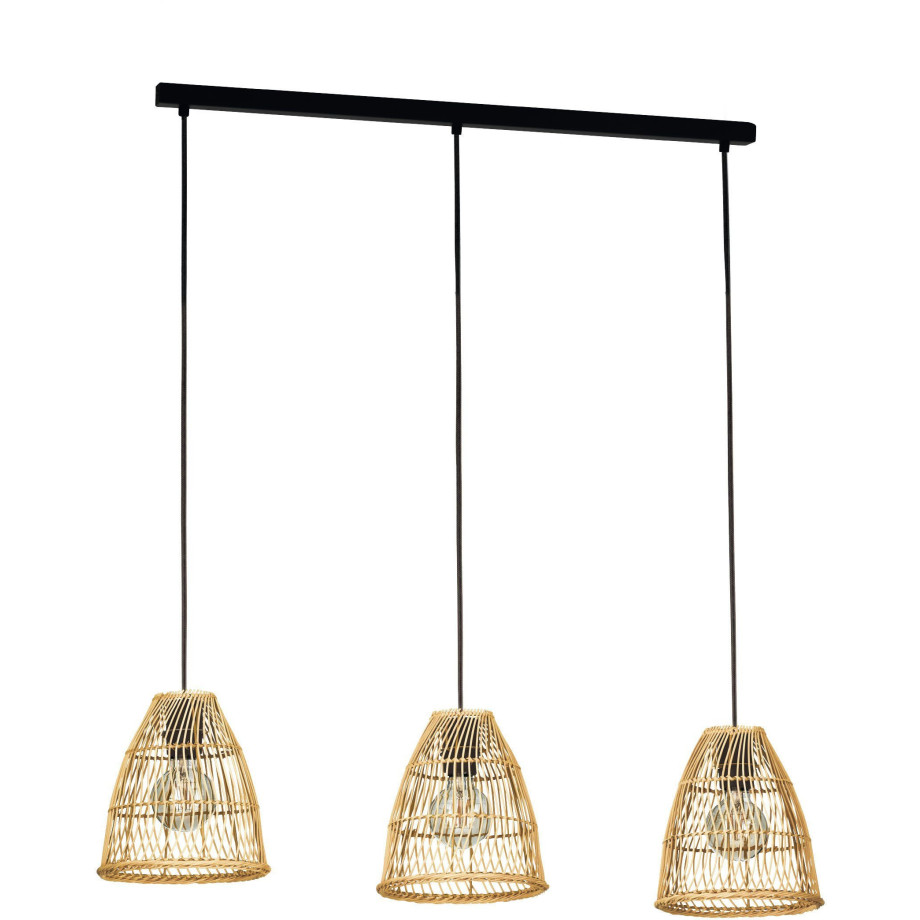 EGLO Hanglamp AYESGARTH Hanglamp in zwart van staal - excl. E27 - 40W (1 stuk) afbeelding 1