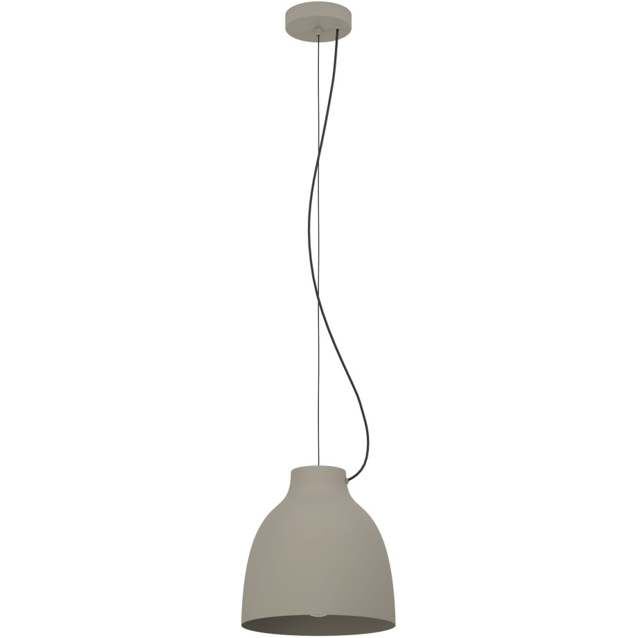 EGLO Hanglamp CAMASCA Hanglamp in taupe van staal - excl. E27 - 40W (1 stuk) afbeelding 1