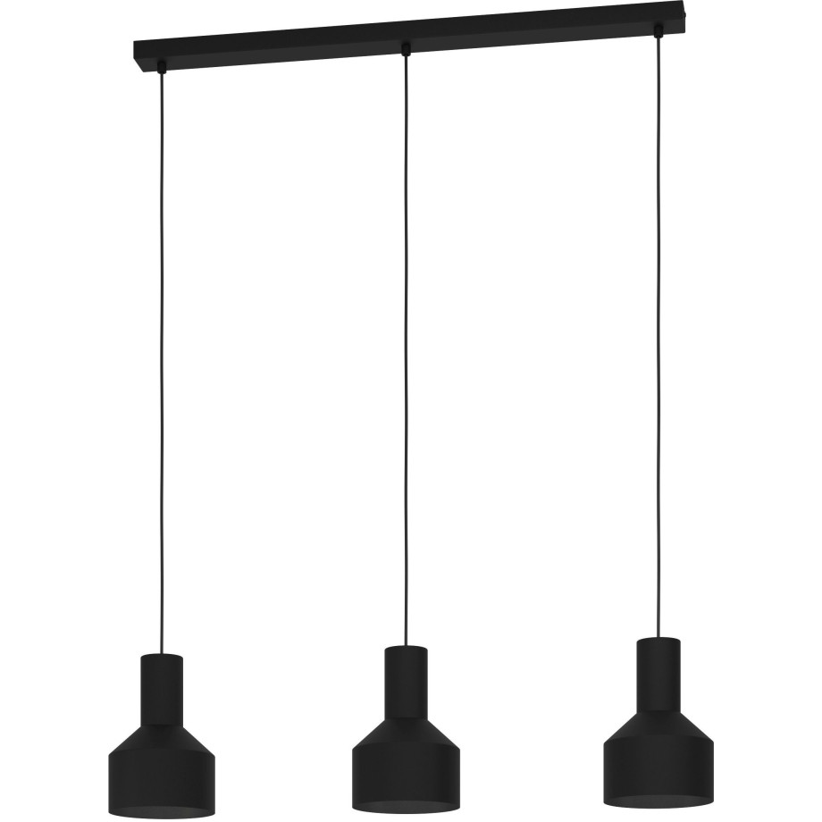 EGLO Hanglamp CASIBARE Hanglamp in zwart van staal - excl. E27 - 40W (1 stuk) afbeelding 1