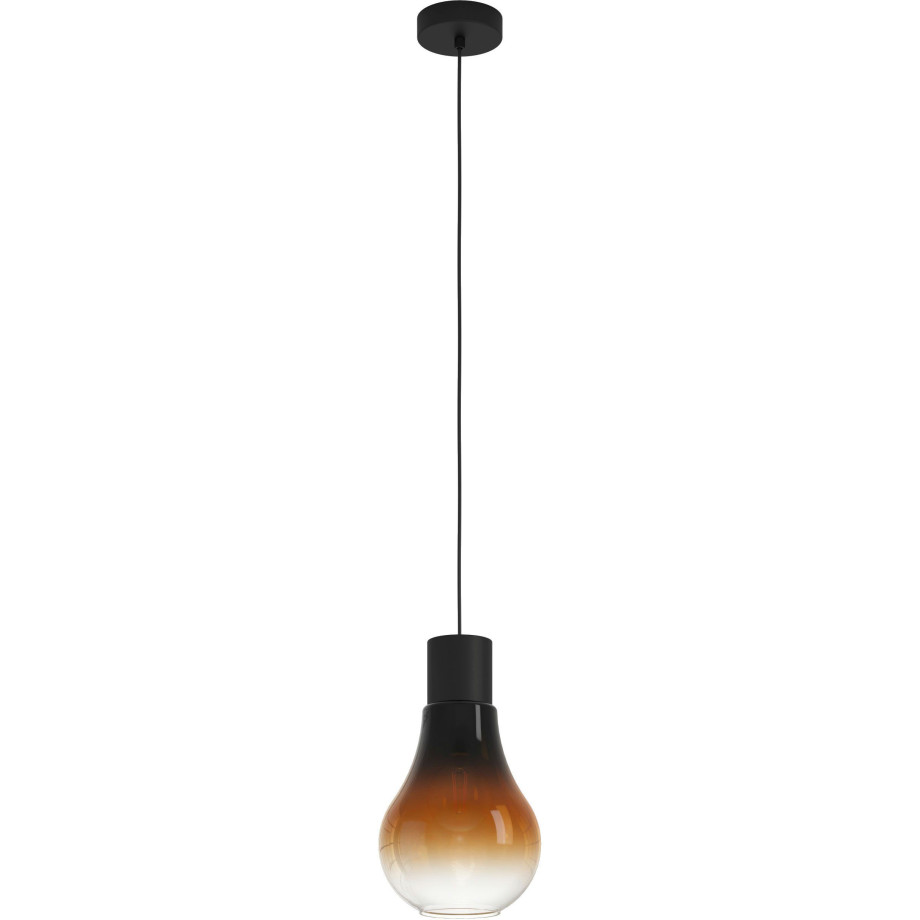 EGLO Hanglamp CHASELY Hanglamp in zwart van staal - excl. E27 - 40W (1 stuk) afbeelding 1