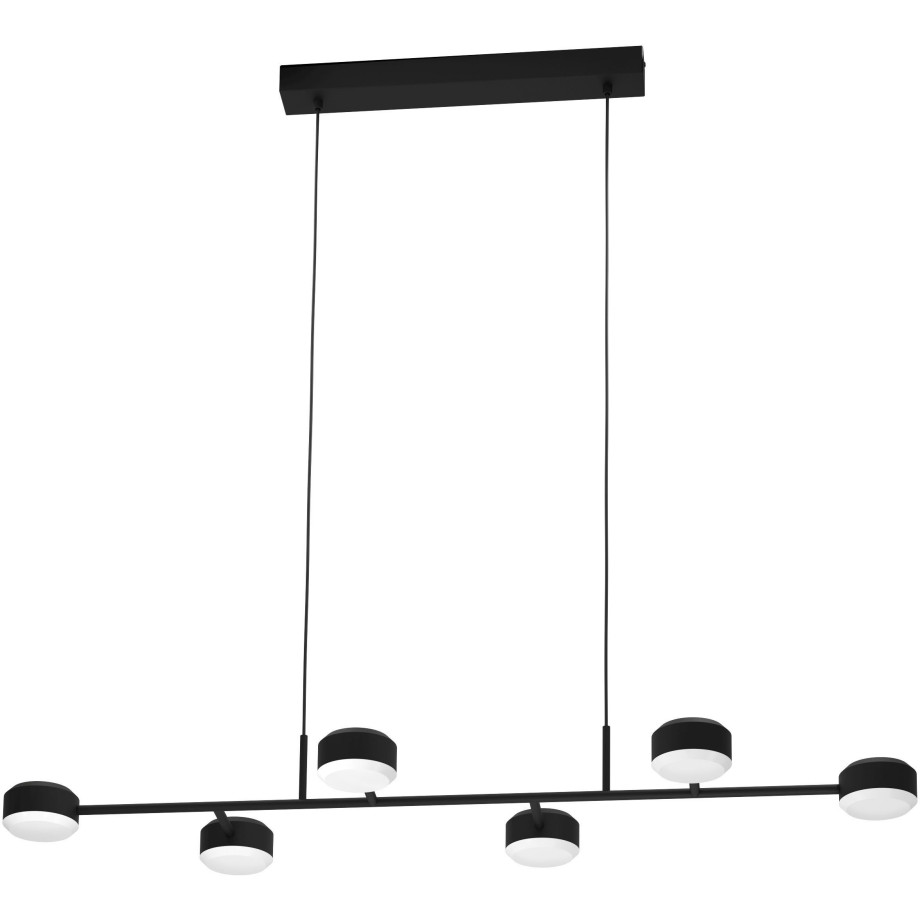 EGLO Hanglamp CLAVELLINA Hanglamp in zwart van staal - 7W - warmwit (1 stuk) afbeelding 1