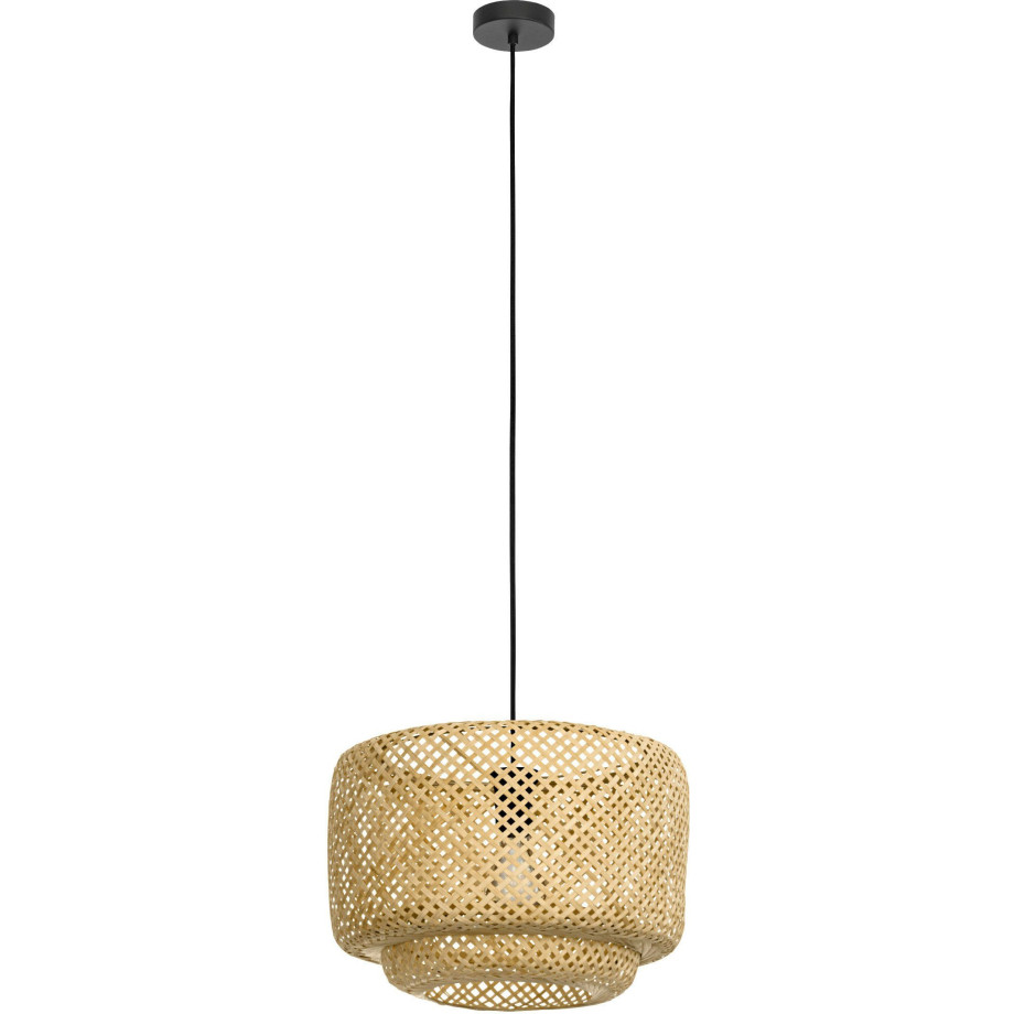 EGLO Hanglamp HETTONLE Hanglamp in zwart van staal - excl. E27 - 1X40W (1 stuk) afbeelding 1