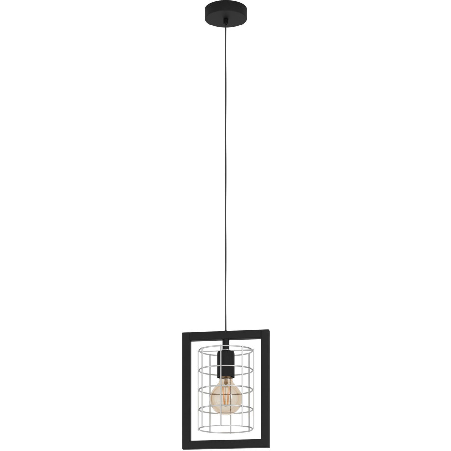 EGLO Hanglamp JUBILY Hanglamp in zwart van staal - excl. E27 - 40W (1 stuk) afbeelding 1