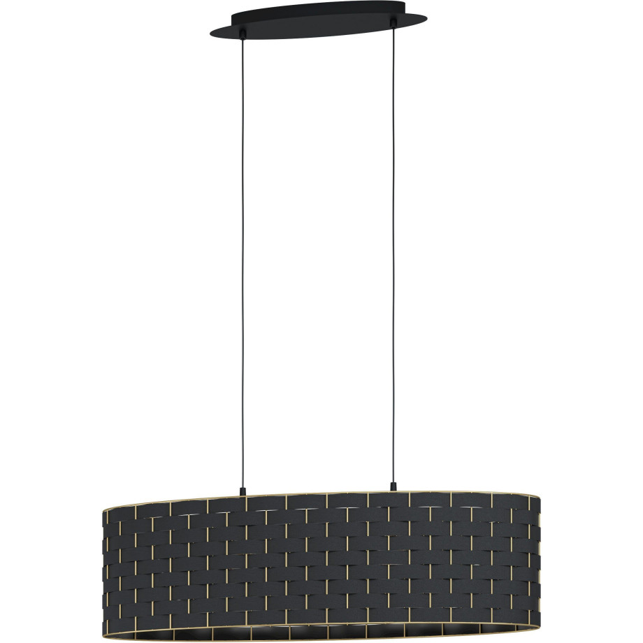 EGLO Hanglamp MARASALES Hanglamp in zwart van staal - excl. E27 - 40W (1 stuk) afbeelding 1