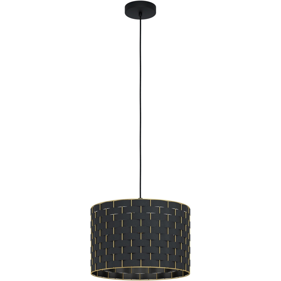 EGLO Hanglamp MARASALES Hanglamp in zwart van staal - excl. E27 - 40W (1 stuk) afbeelding 1