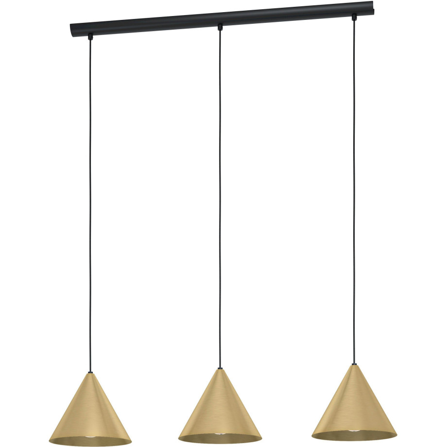 EGLO Hanglamp NARICES Hanglamp in zwart van staal - excl. E27 - 40W (1 stuk) afbeelding 1