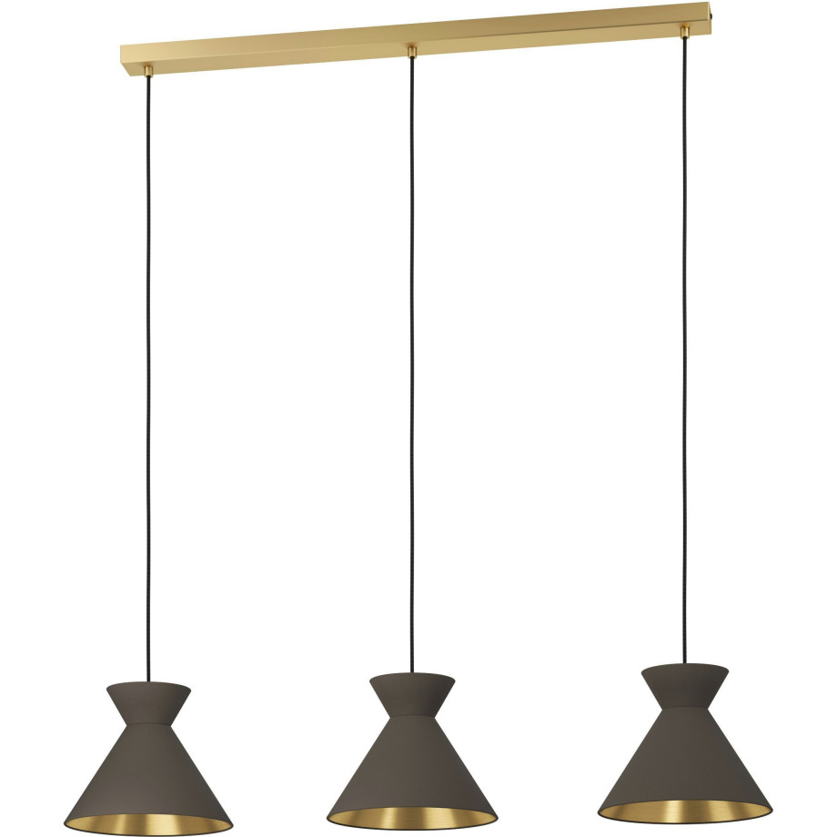 EGLO Hanglamp NASTASIA Hanglamp in zwart van staal - excl. E27 - 40W (1 stuk) afbeelding 1