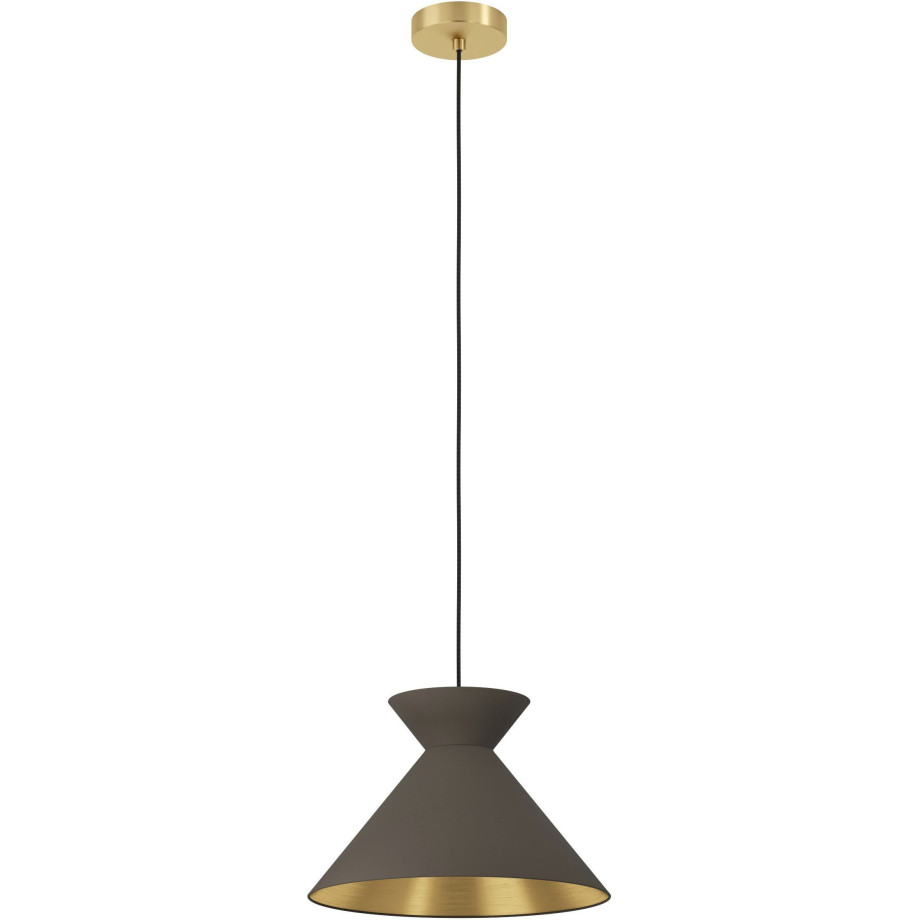 EGLO Hanglamp NASTASIA Hanglamp in zwart van staal - excl. E27 - 40W (1 stuk) afbeelding 1