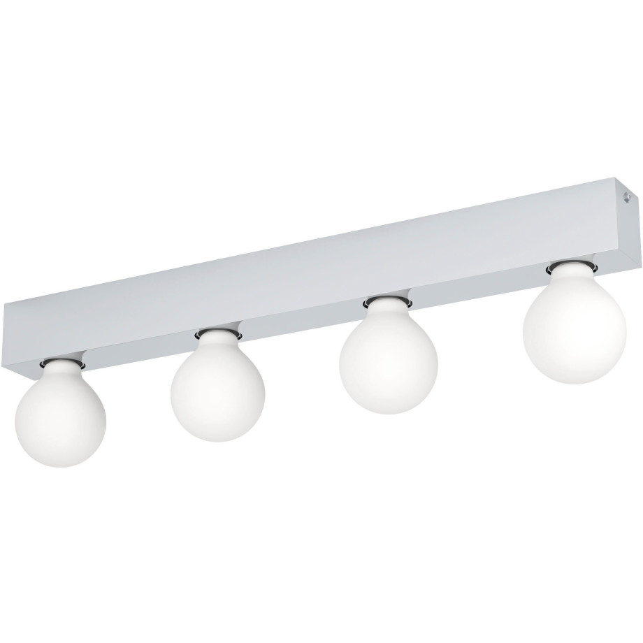 EGLO Plafondlamp GUANAL Plafondlamp in chroom van alu, staal - excl. E27 - 4X40W (1 stuk) afbeelding 1