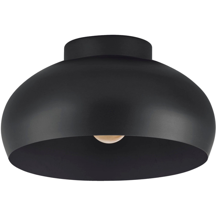 EGLO Plafondlamp MOGANO 2 Plafondlamp in zwart van staal - excl. E27 - 1X40W (1 stuk) afbeelding 1