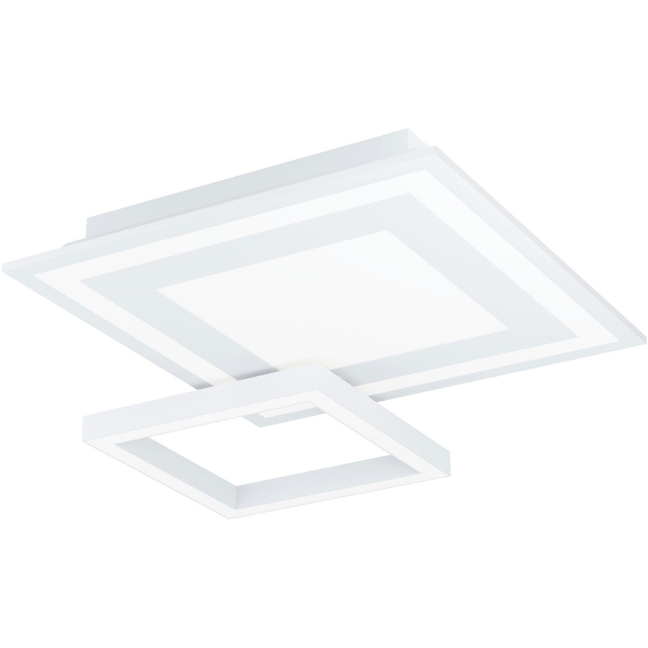 EGLO Plafondlamp SAVATARILA-Z Plafondlamp in wit van staal - 2,7W en 2,7W - warmwit - koudwit (1 stuk) afbeelding 1