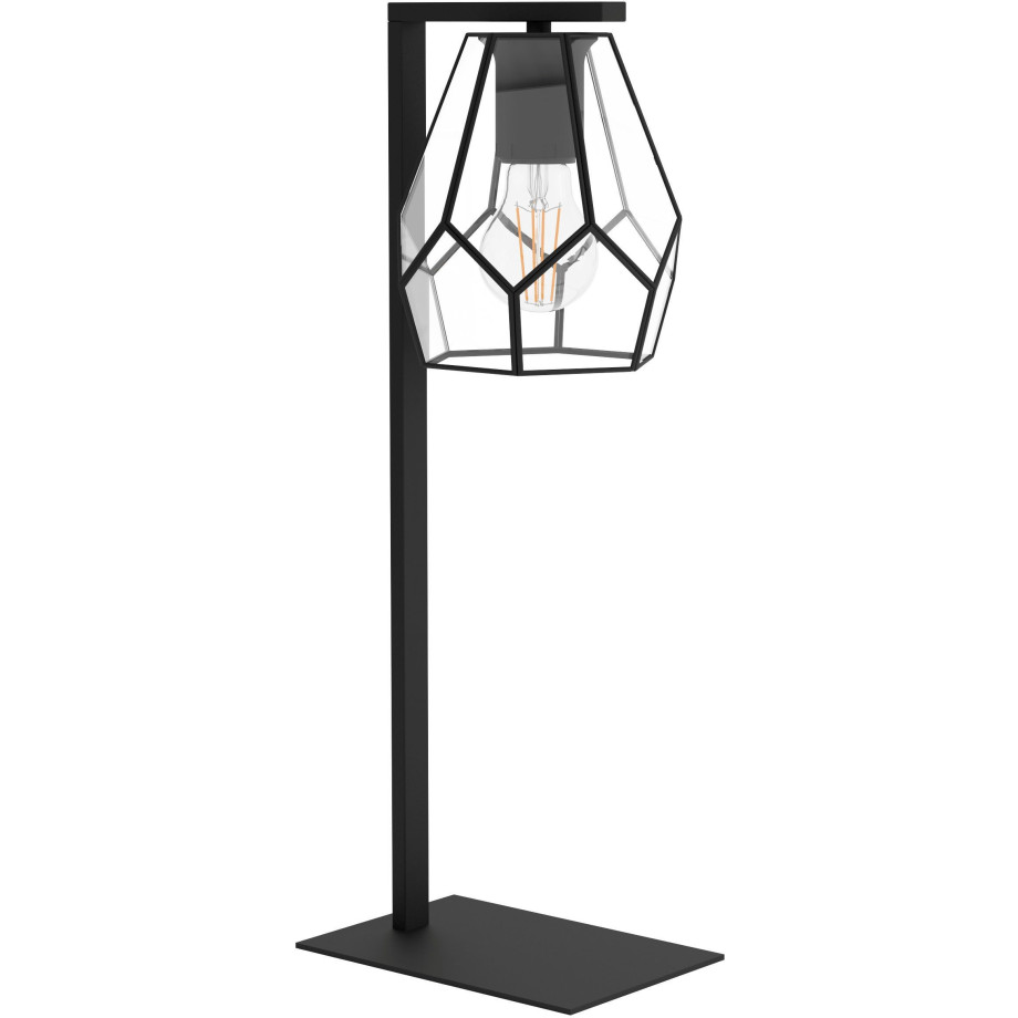 EGLO Tafellamp MARDYKE Tafel lamp in zwart van staal - excl. E27 - 40W (1 stuk) afbeelding 1