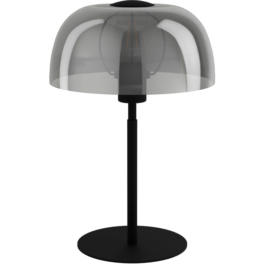 EGLO Tafellamp SOLO 2 Tafel lamp in zwart van staal - excl. E27 - 40W (1 stuk) afbeelding 1