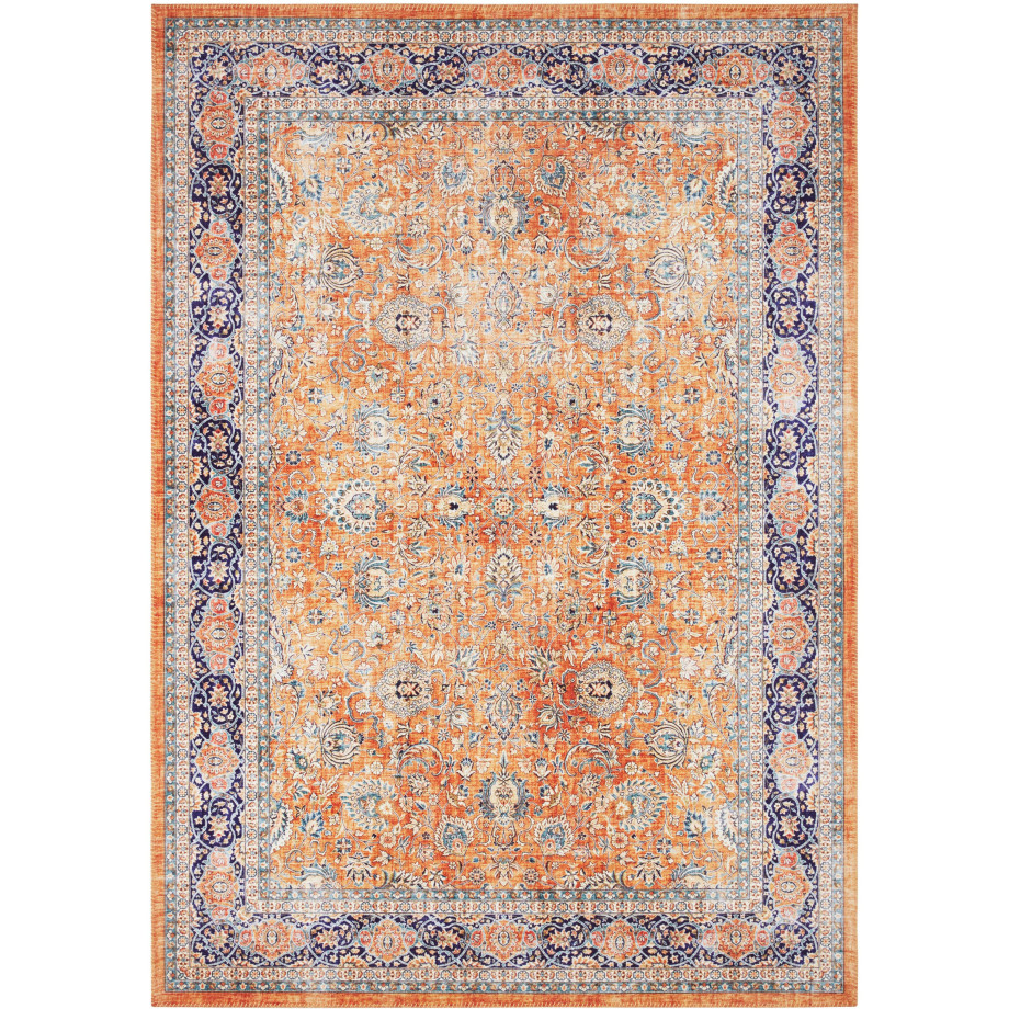 ELLE DECORATION Vloerkleed Keshan Maschad Oosters, loper, kortpolig, vintage, woonkamer, slaapkamer afbeelding 1