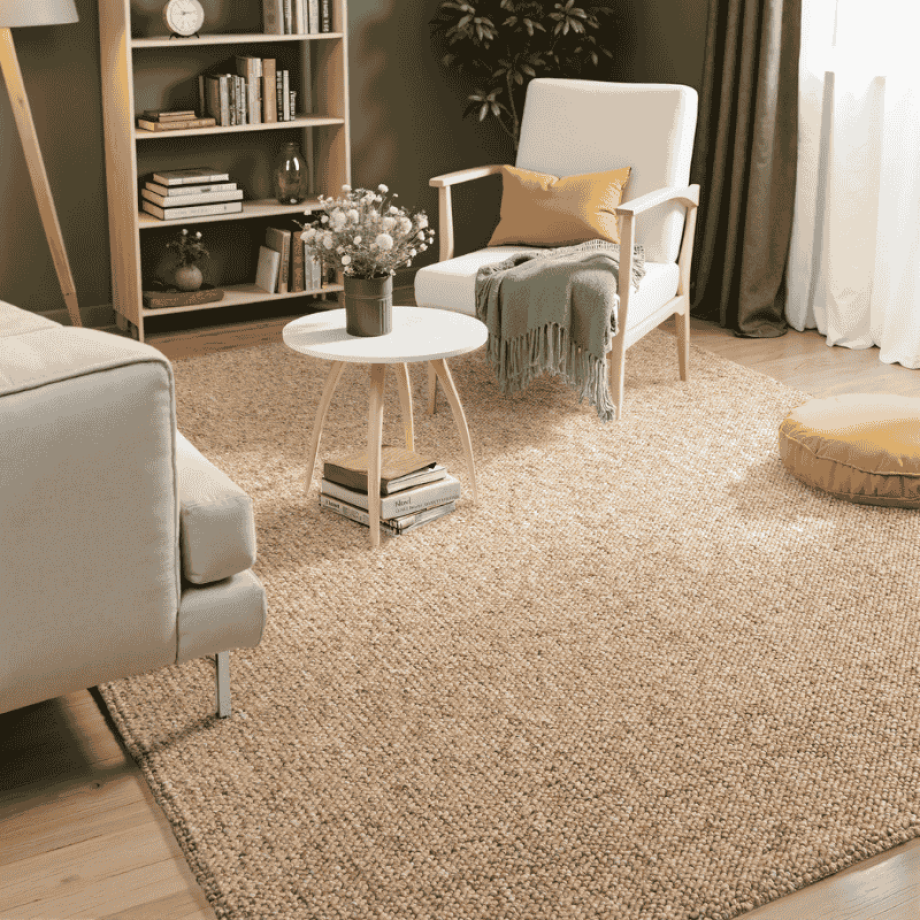 Vloerkleed Rocco - Bruin 290x200cm - Polypropyleen - Dekbed-Discounter.nl afbeelding 1