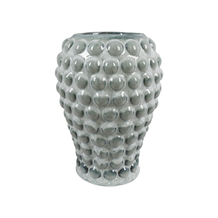 Elvia vaas blauw - Ø 20,5 x 28 cm Elvia vaas blauw - Ø 20,5 x 28 cm afbeelding 1