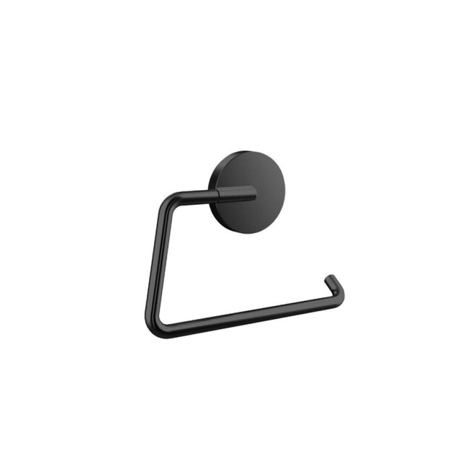 Emco Round Toiletrolhouder - zonder klep - zwart 430013300 afbeelding 1