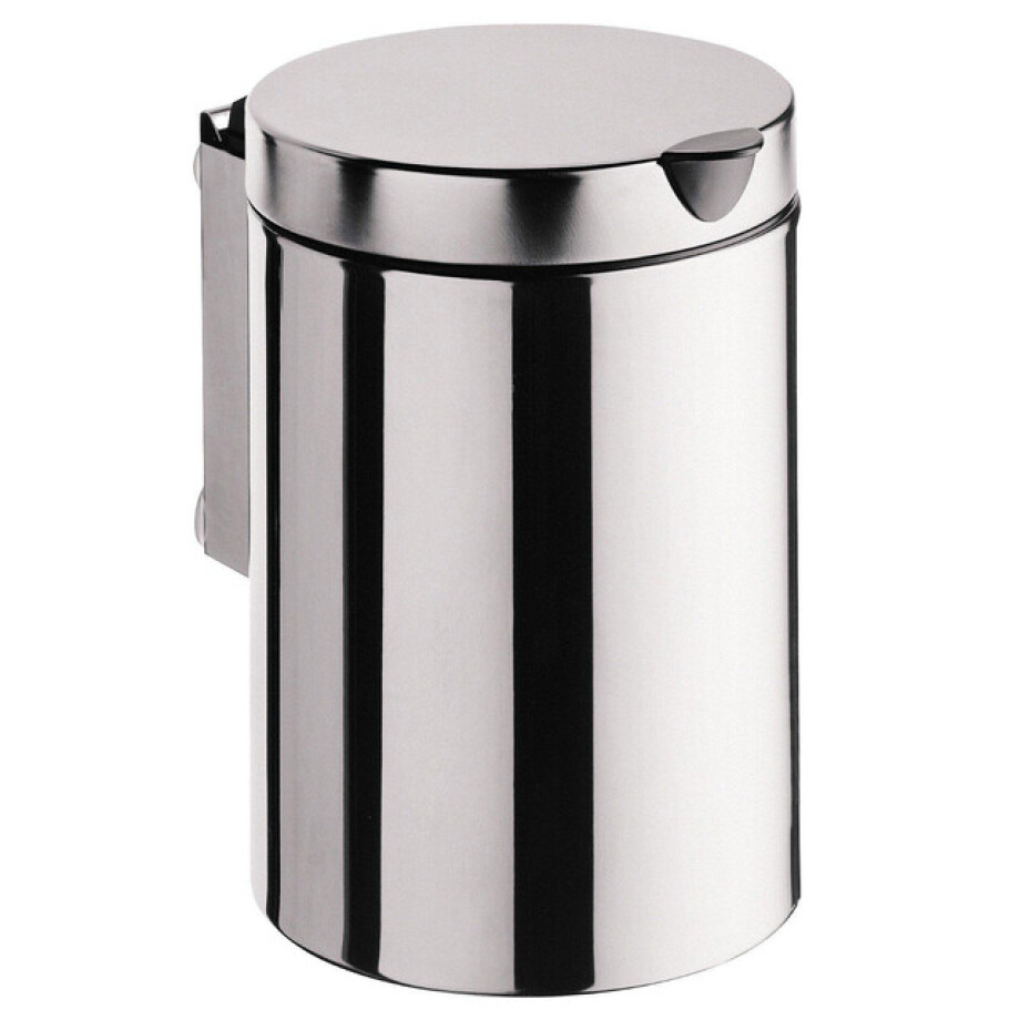 Emco System 2 afvalemmer rond edelstaal 355300100 afbeelding 1