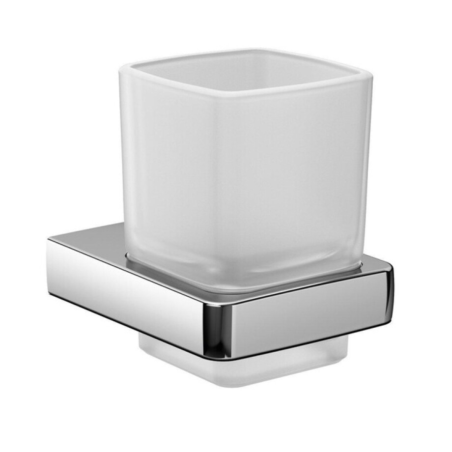 Emco Trend glashouder met glas chroom 022000100 Emco Trend glashouder met glas chroom 022000100 afbeelding 1