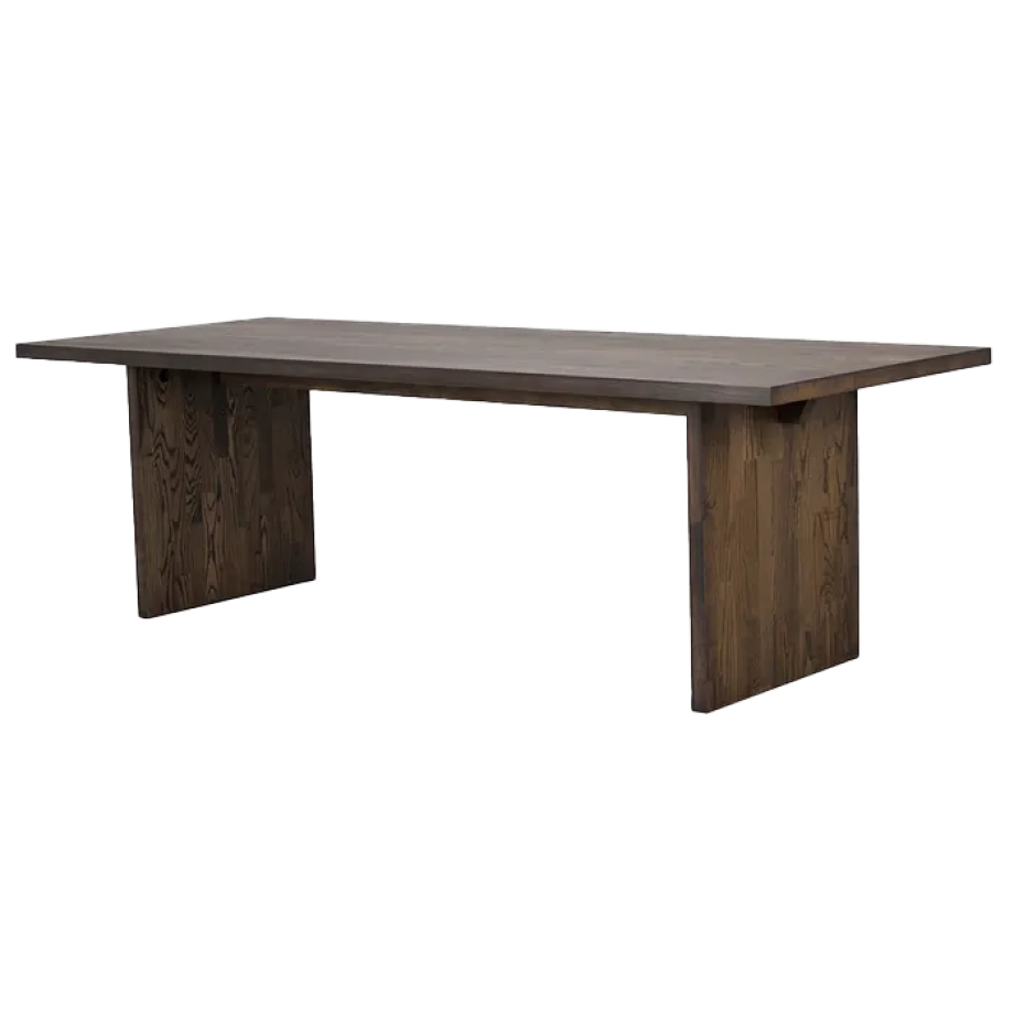 Emmett houten eettafel donker eiken - 240 x 95 cm afbeelding 1