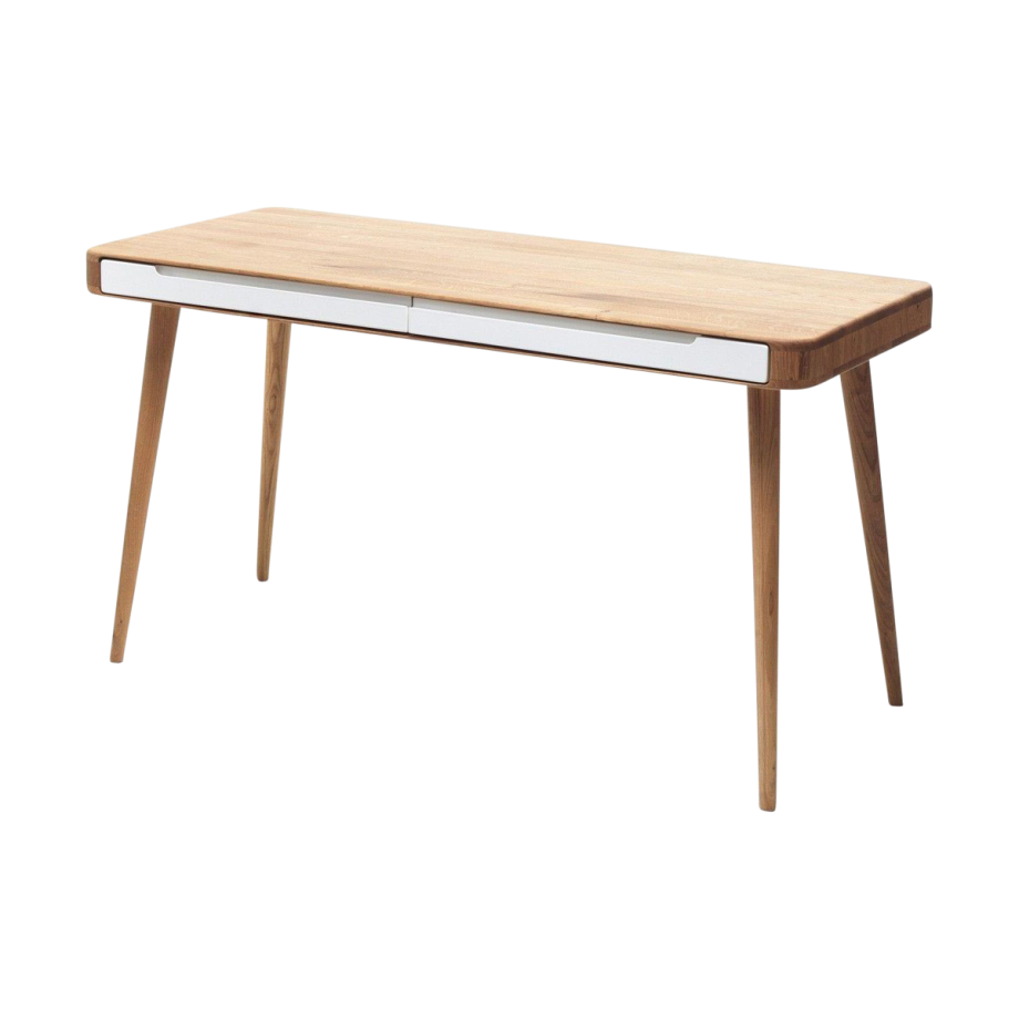 Ena desk houten bureau naturel - 140 x 60 cm afbeelding 1