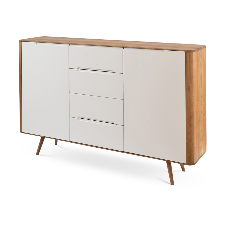 Ena dresser 180 houten ladekast naturel - 180 x 110 cm Ena dresser 180 houten ladekast naturel - 180 x 110 cm afbeelding 1