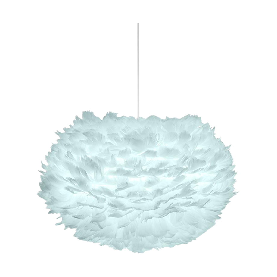 Eos Medium hanglamp light blue - met koordset wit - Ø 45 cm afbeelding 1