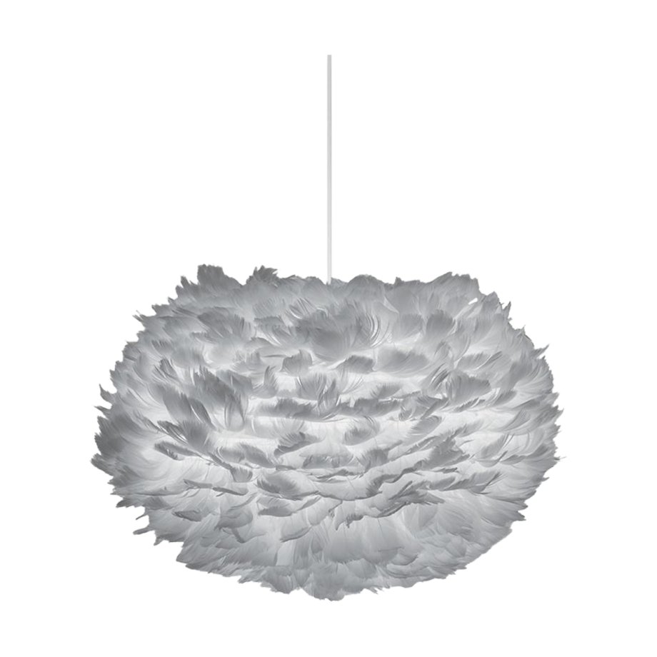 Eos Medium hanglamp light grey - met koordset wit - Ø 45 cm afbeelding 1