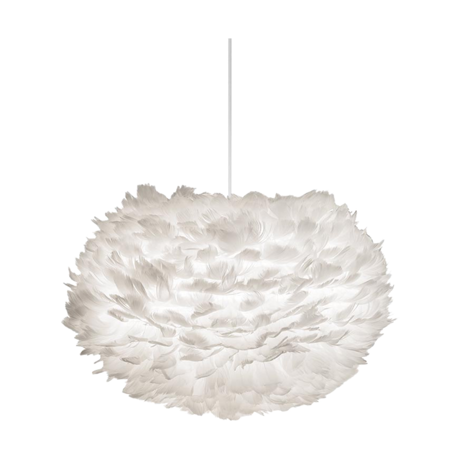 Eos Medium hanglamp white - met koordset wit - Ø 45 cm Eos Medium hanglamp white - met koordset wit - Ø 45 cm afbeelding 1