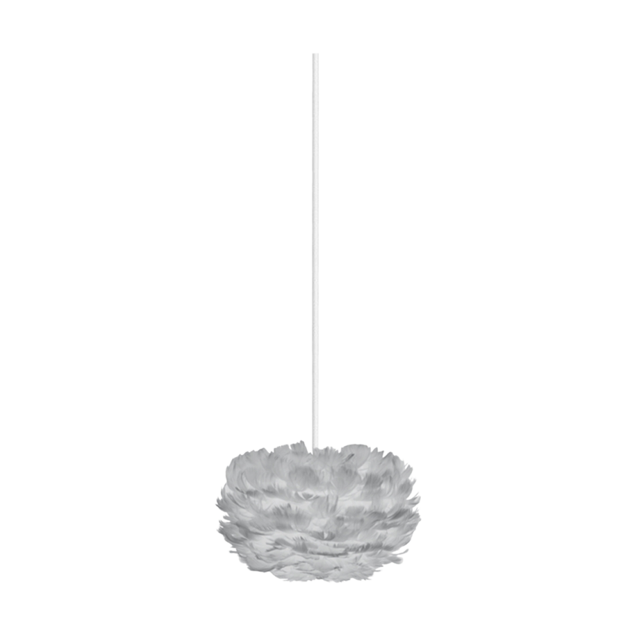 Eos Micro hanglamp light grey - met koordset wit - Ø 22 cm afbeelding 1