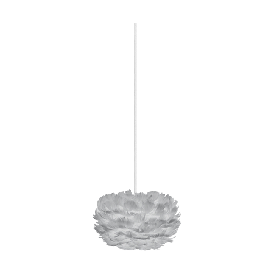 Eos Micro hanglamp light grey - met koordset wit - Ø 22 cm Eos Micro hanglamp light grey - met koordset wit - Ø 22 cm afbeelding 1