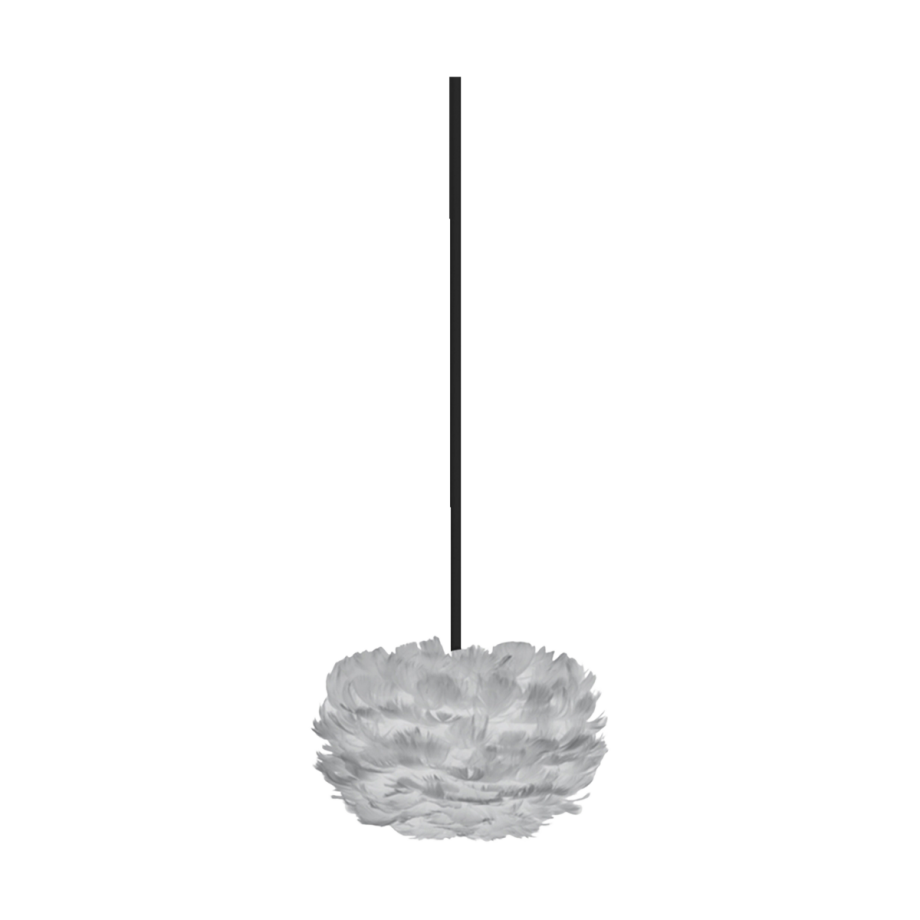 Eos Micro hanglamp light grey - met koordset zwart - Ø 22 cm Eos Micro hanglamp light grey - met koordset zwart - Ø 22 cm afbeelding 1