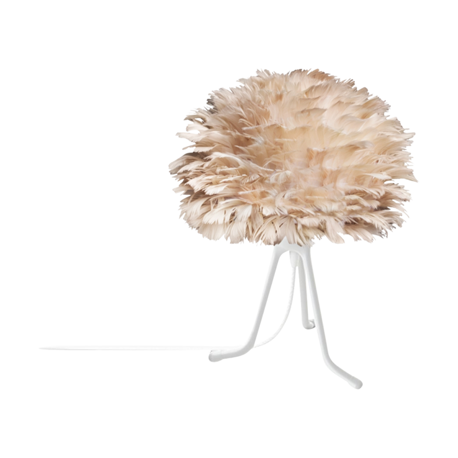 Eos Micro tafellamp light brown - met verstelbare tafelstandaard wit - Ø 22 cm Eos Micro tafellamp light brown - met verstelbare tafelstandaard wit - Ø 22 cm afbeelding 1