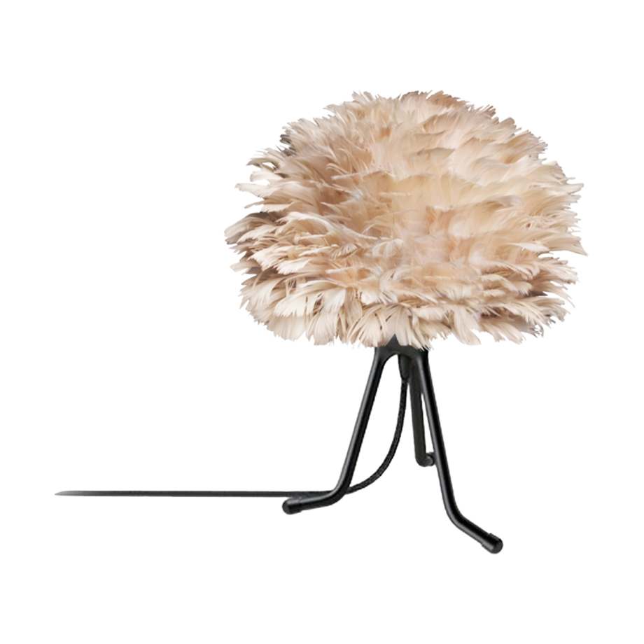 Eos Micro tafellamp light brown - met verstelbare tafelstandaard zwart - Ø 22 cm Eos Micro tafellamp light brown - met verstelbare tafelstandaard zwart - Ø 22 cm afbeelding 1