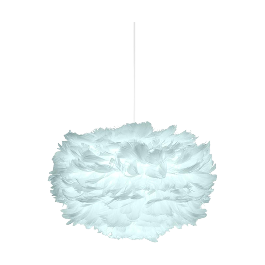 Eos Mini hanglamp light blue - met koordset wit - Ø 35 cm afbeelding 1