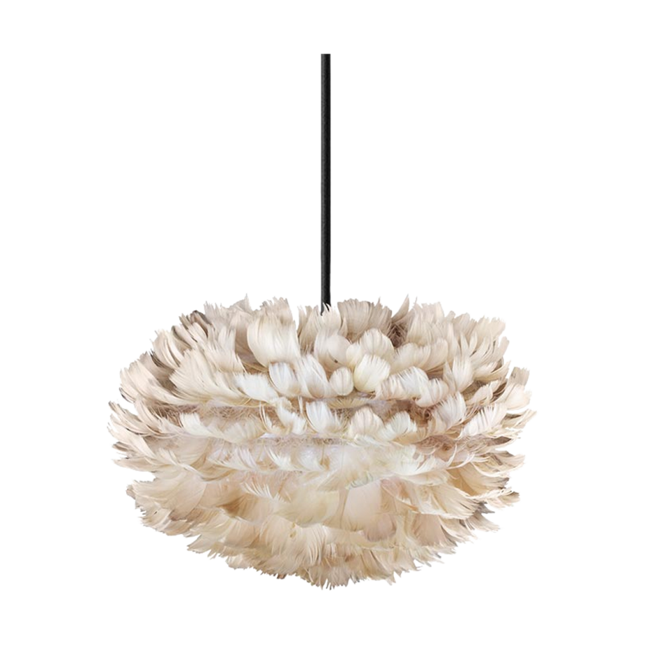 Eos Mini hanglamp light brown - met koordset zwart - Ø 35 cm Eos Mini hanglamp light brown - met koordset zwart - Ø 35 cm afbeelding 1